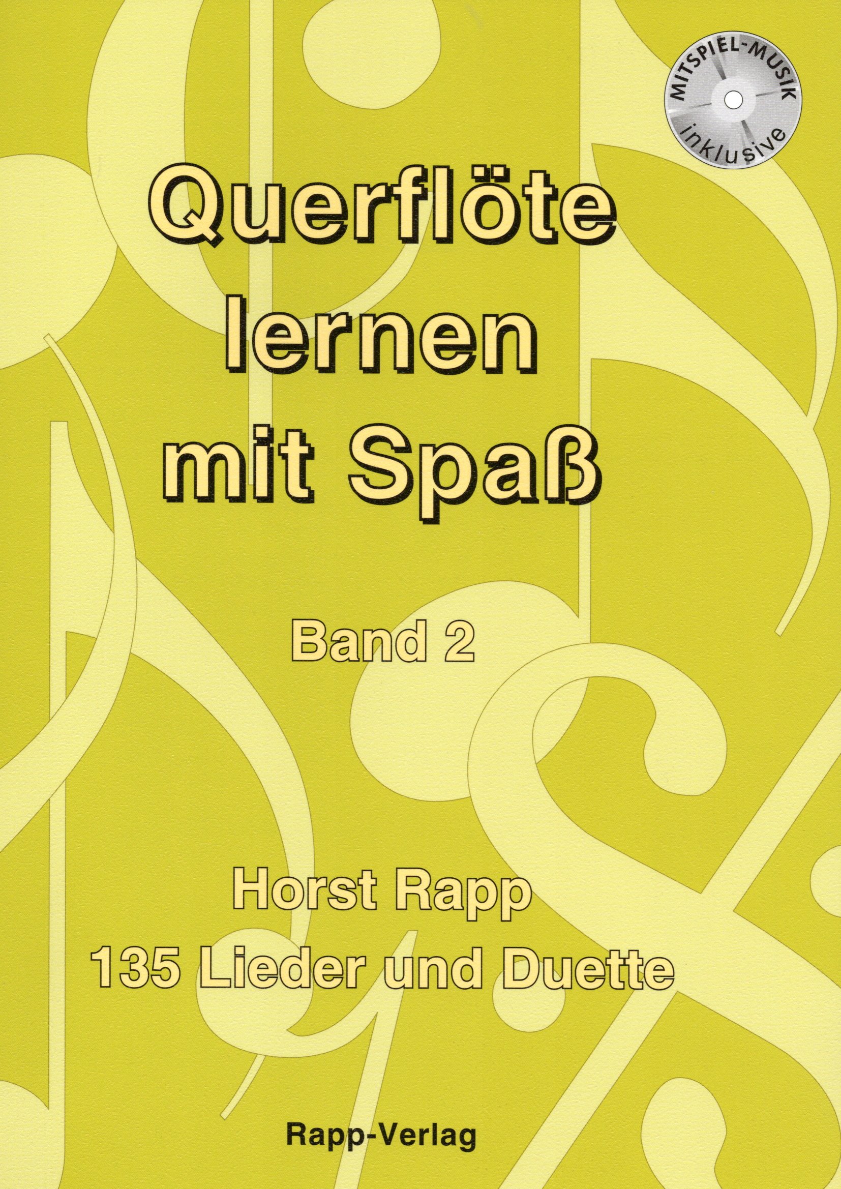 Vorderes Coverbild Querflöte lernen mit Spaß Band 2