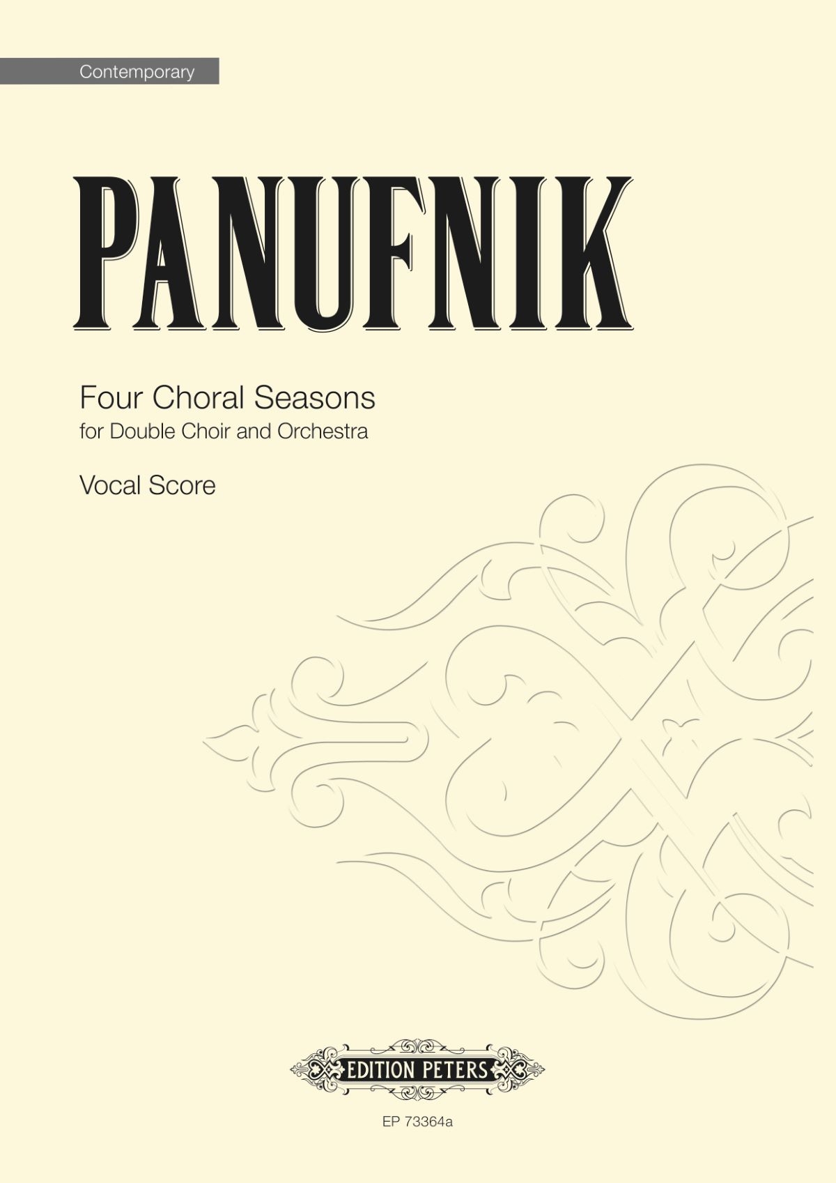 Vorderes Coverbild Four Choral Seasons for Double Choir and Orchestra