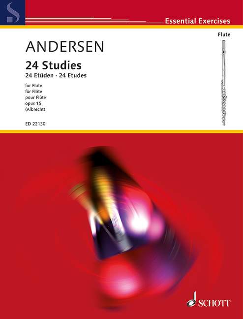 Vorderes Coverbild 24 Etüden op. 15