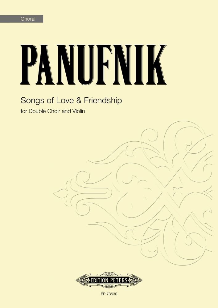 Vorderes Coverbild Songs of Love & Friendship für gemischten Chor und Violine