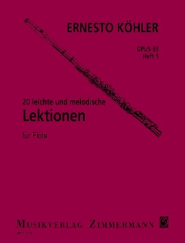 Anderes Coverbild 20 leichte und melodische Lektionen op. 93 - Heft 1