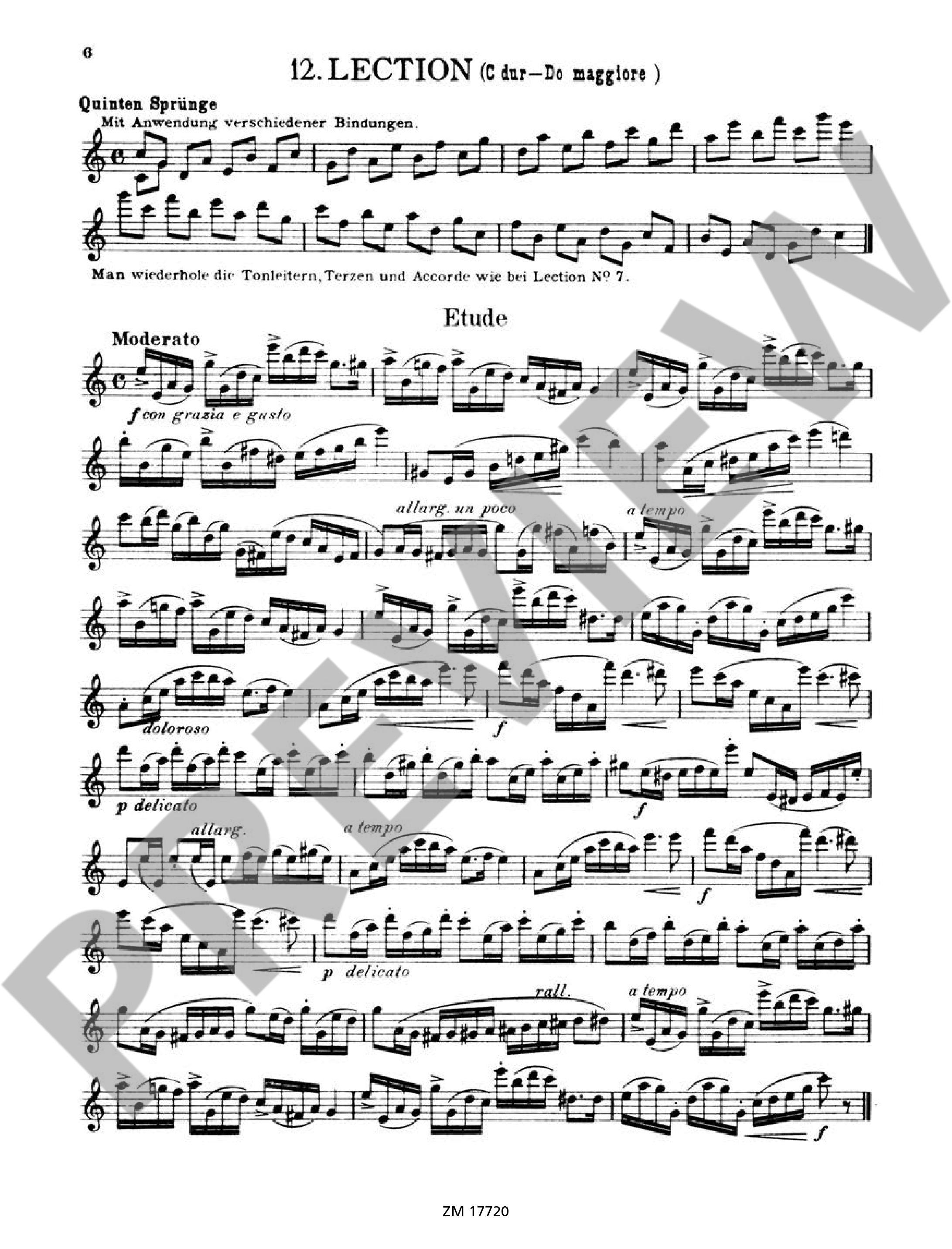 Anderes Coverbild 20 leichte und melodische Lektionen op. 93 (1905)