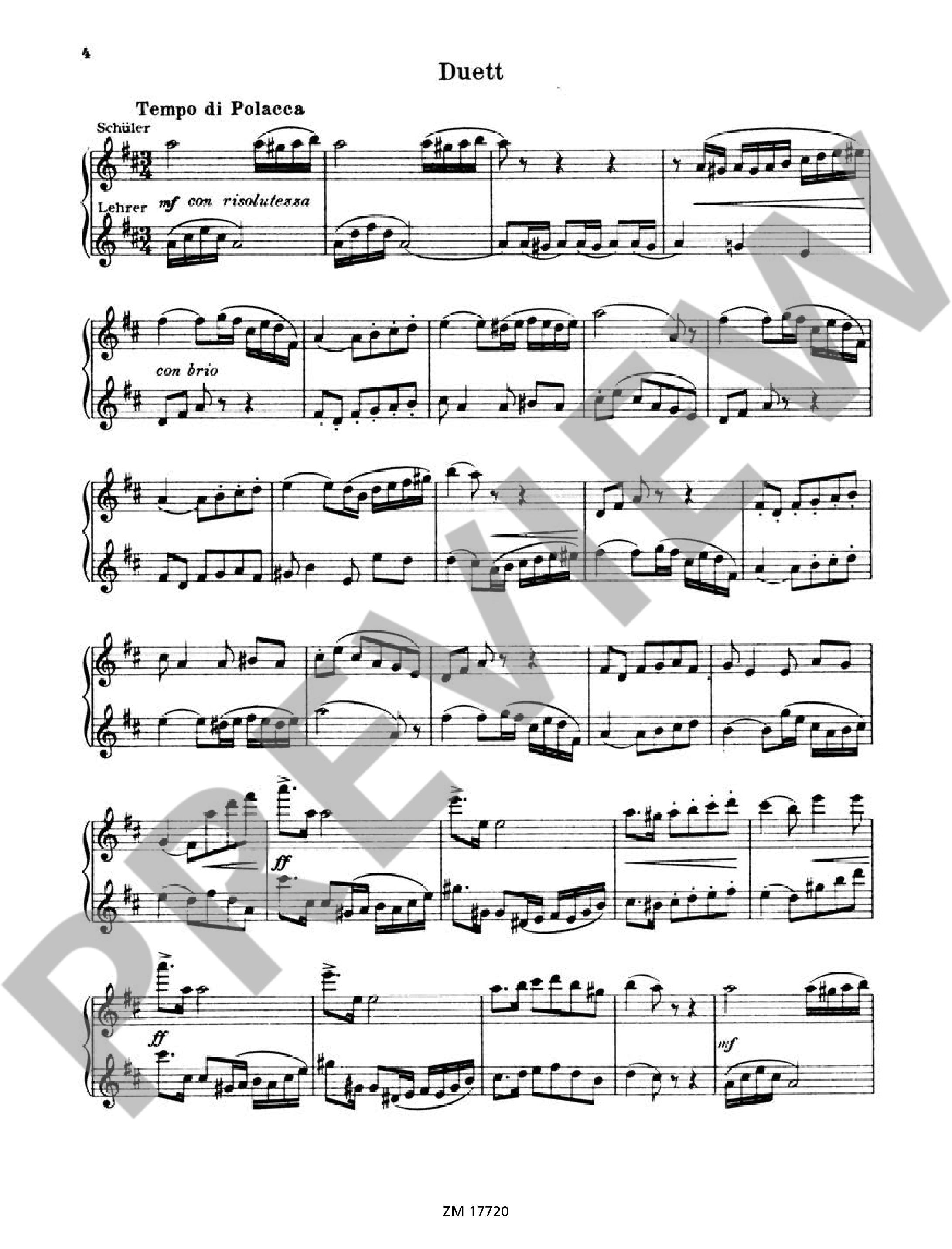 Anderes Coverbild 20 leichte und melodische Lektionen op. 93 (1905)