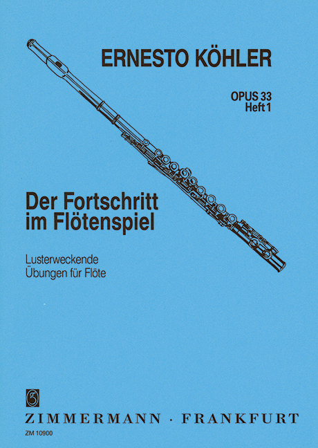 Vorderes Coverbild Der Fortschritt im Flötenspiel op. 33
