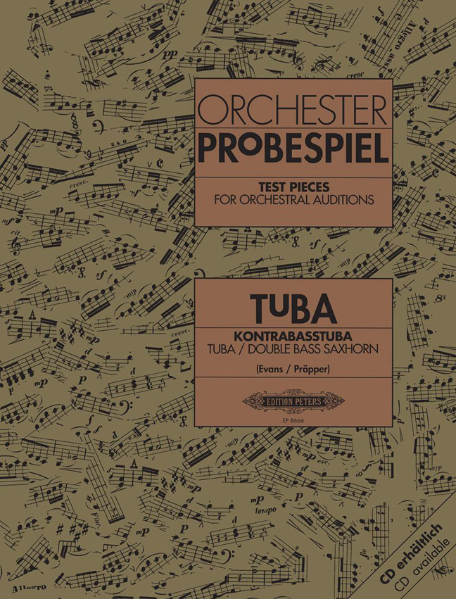 Vorderes Coverbild Orchesterprobespiel: Tuba / Kontrabaßtuba
