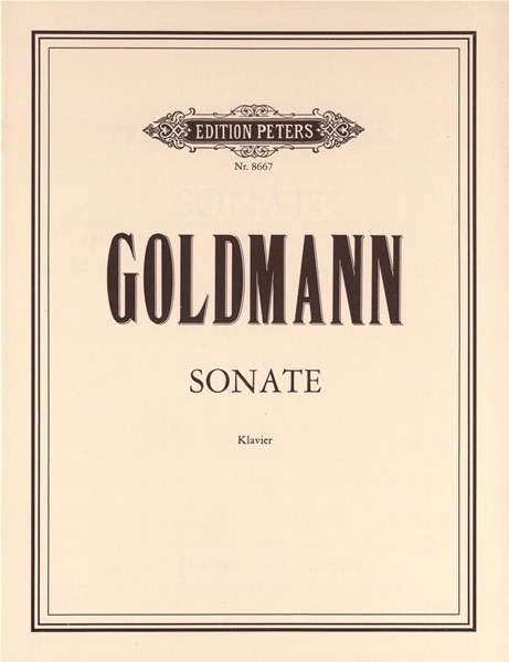 Vorderes Coverbild Sonate für Klavier (1988)