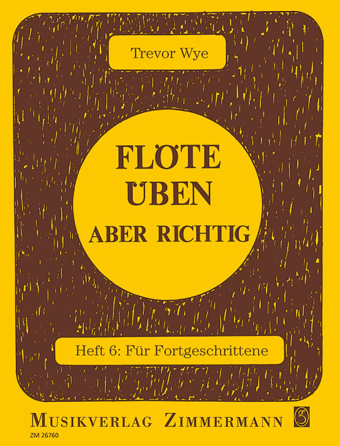Vorderes Coverbild Flöte üben - aber richtig Heft 6