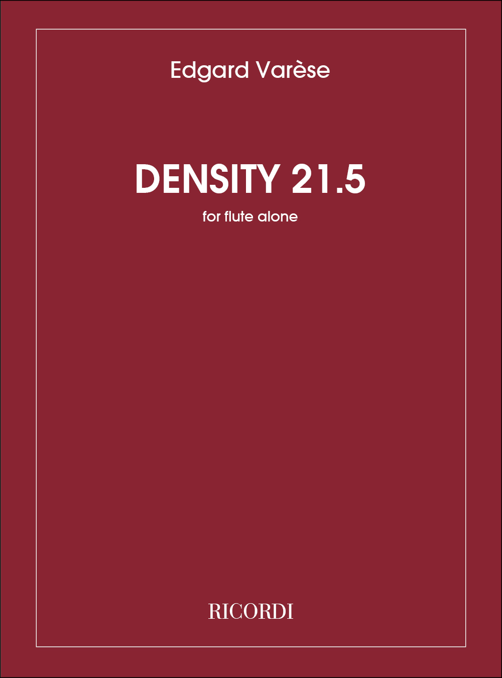 Vorderes Coverbild Density 21.5