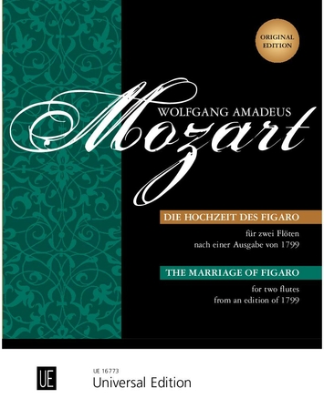 Vorderes Coverbild Die Hochzeit des Figaro (Le nozze di Figaro) für 2 Flöten KV 492
