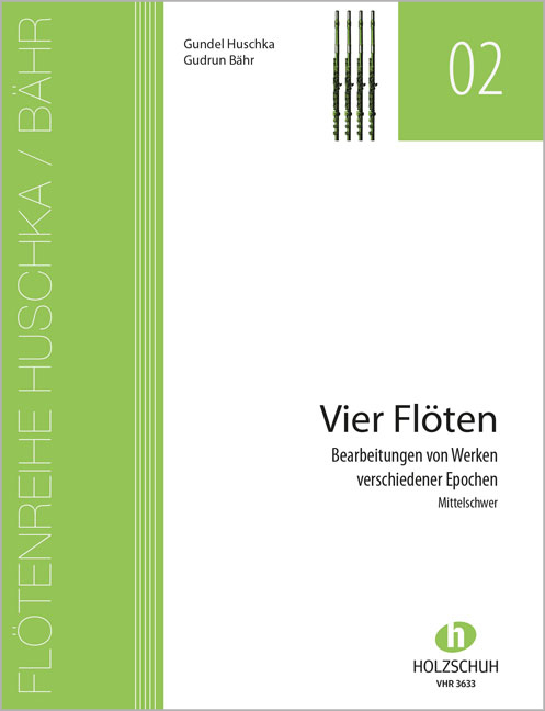 Vorderes Coverbild Vier Flöten