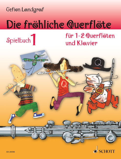 Vorderes Coverbild Die fröhliche Querflöte - Spielbuch Band 1