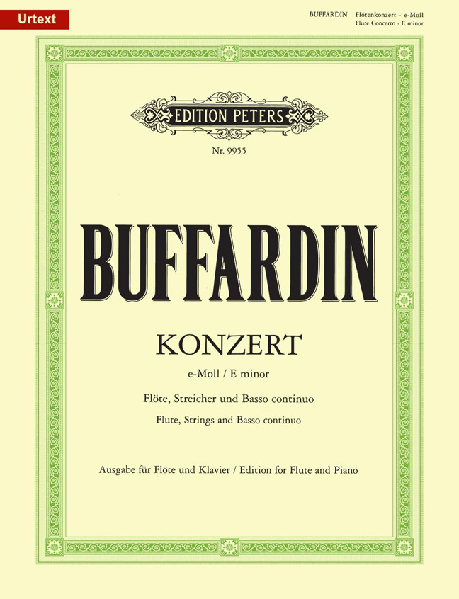 Vorderes Coverbild Konzert für Flöte, Streicher und Basso continuo e-Moll