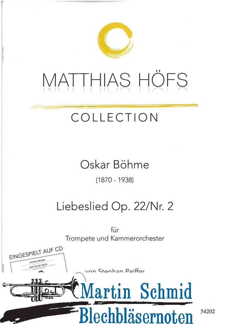 Vorderes Coverbild Liebeslied Op.22/2