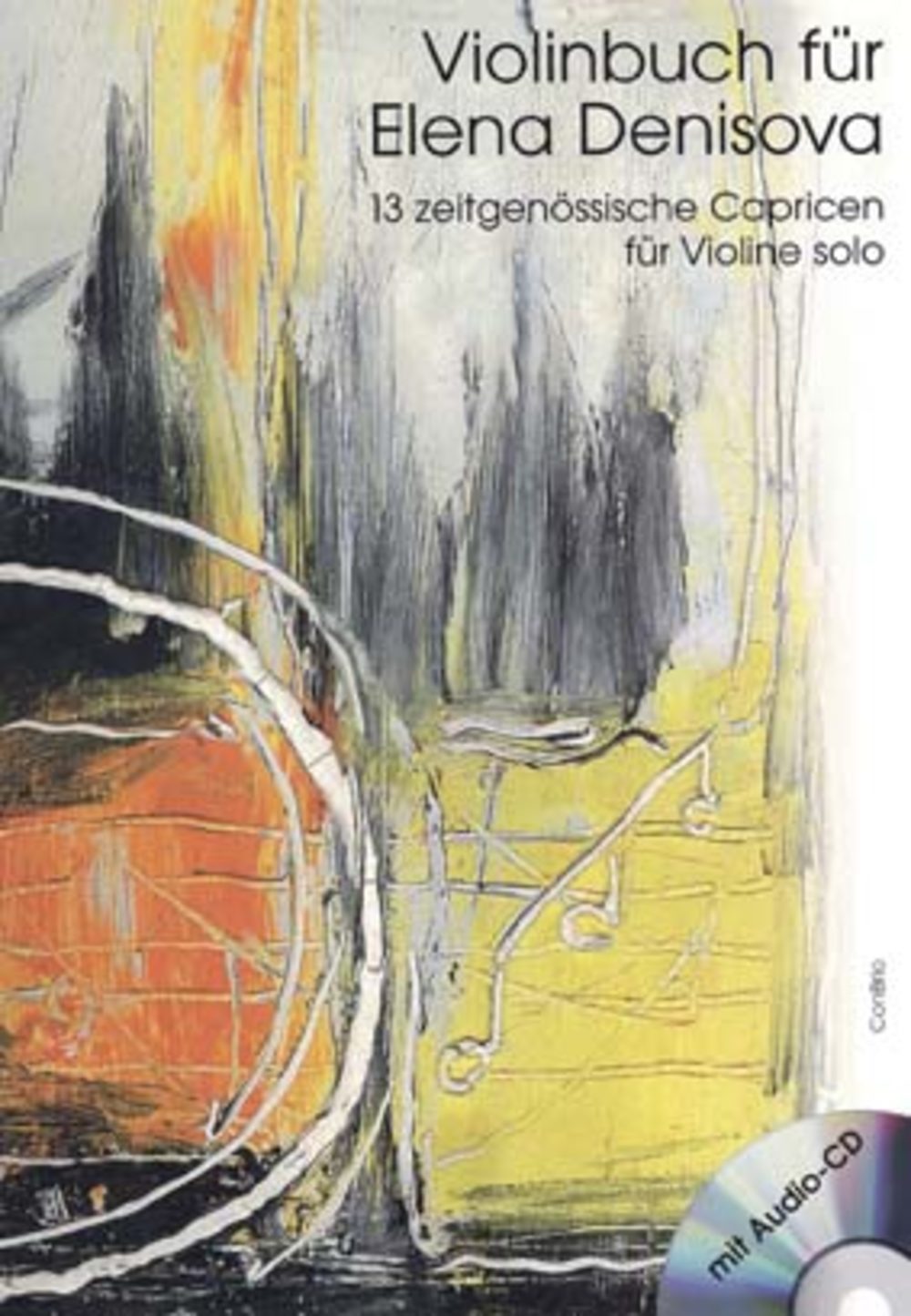 Vorderes Coverbild Violinbuch für Elena Denisova