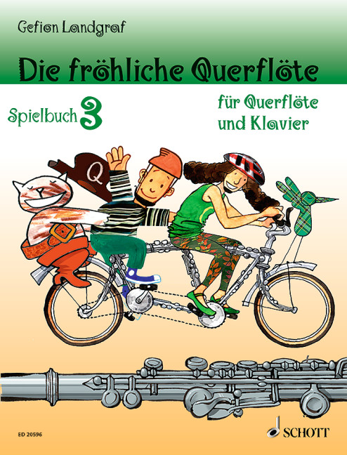 Vorderes Coverbild Die fröhliche Querflöte - Spielbuch Band 3
