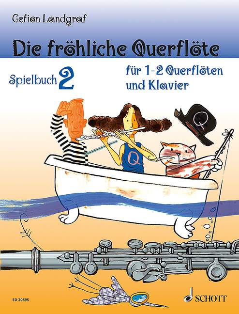 Vorderes Coverbild Die fröhliche Querflöte - Spielbuch Band 2