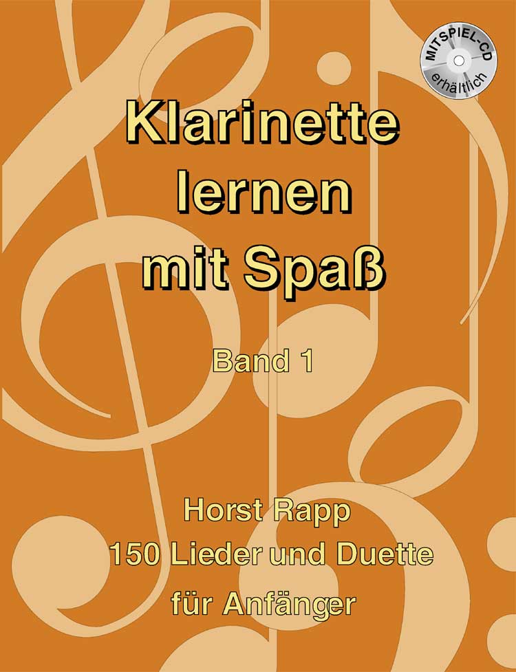 Vorderes Coverbild Klarinette lernen mit Spaß Band 1