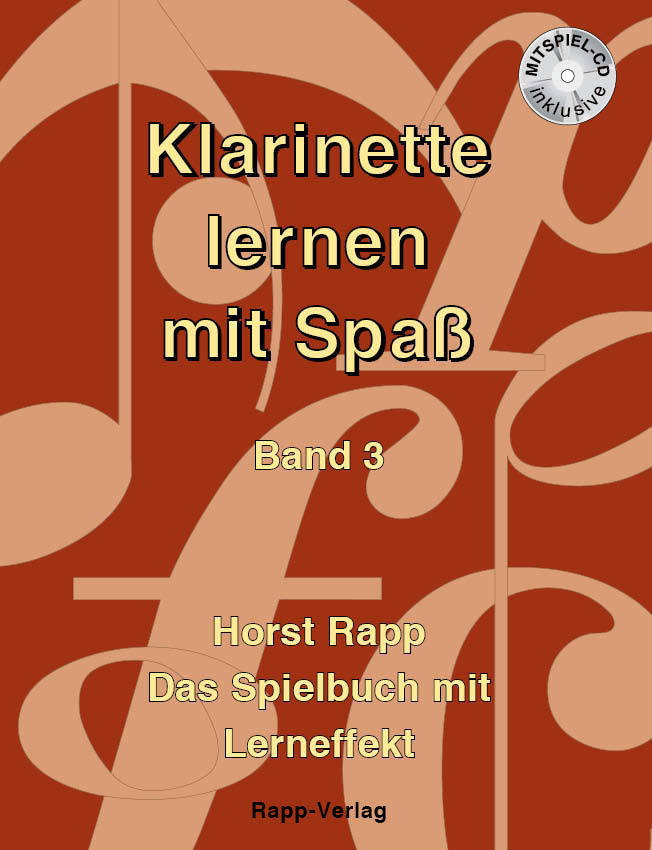 Vorderes Coverbild Klarinette lernen mit Spaß Band 3