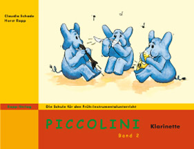 Vorderes Coverbild Piccolini für Klarinette Band 2