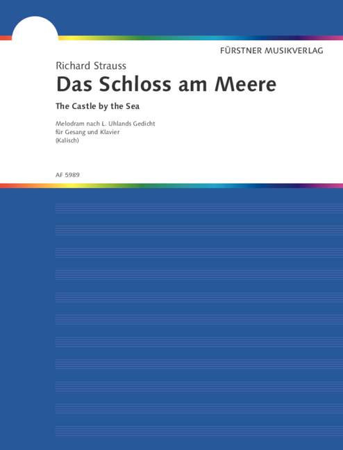 Vorderes Coverbild Das Schloss am Meere o. Op. AV. 92 