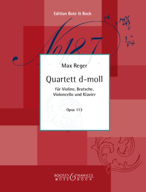 Vorderes Coverbild Quartett d-Moll op. 113 