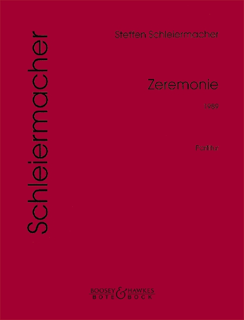 Vorderes Coverbild Zeremonie 