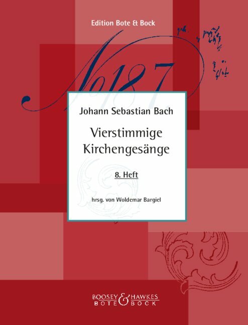 Vorderes Coverbild Vierstimmige Kirchengesänge Band 8 Nr. 107-275