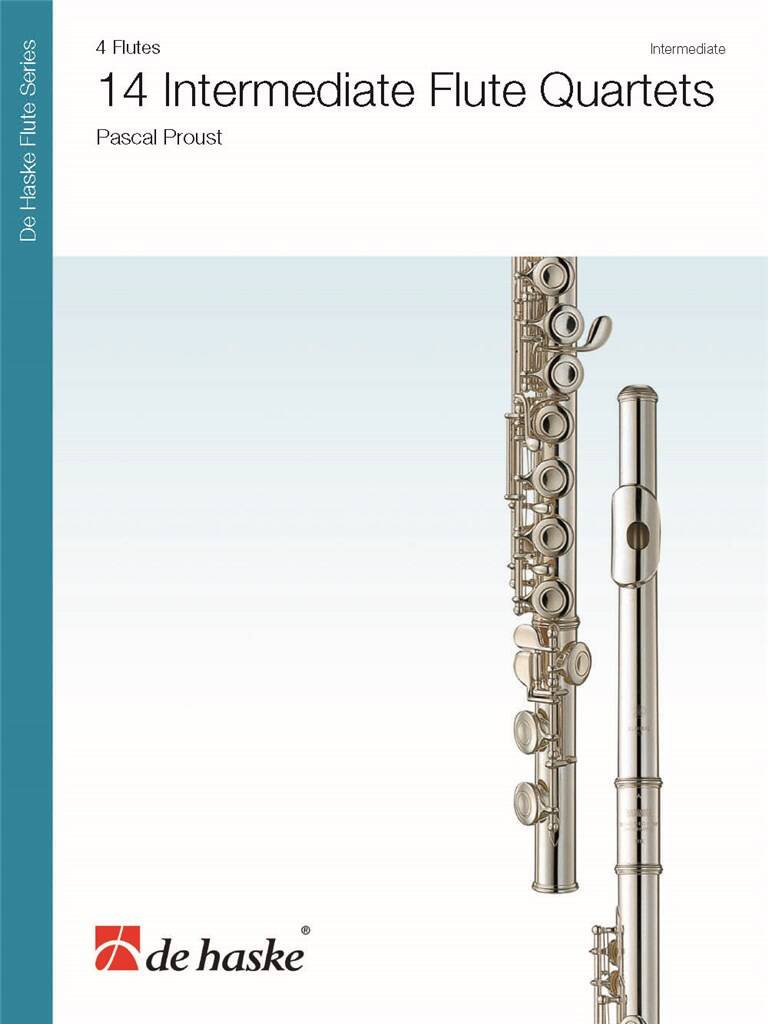 Vorderes Coverbild 14 Intermediate Flute Quartets