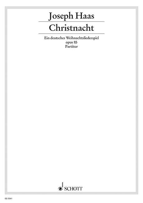Vorderes Coverbild Christnacht op. 85 