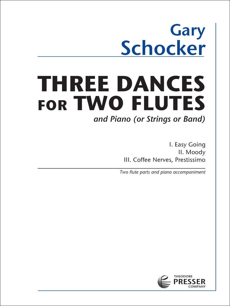 Vorderes Coverbild Three Dances for Two Flutes