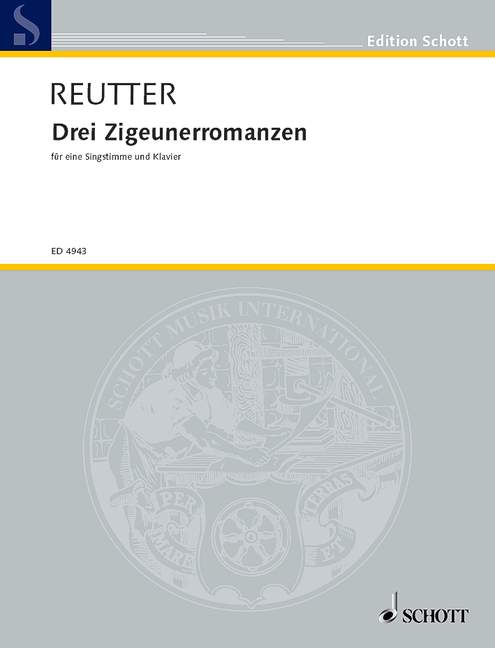Vorderes Coverbild Drei Zigeunerromanzen 