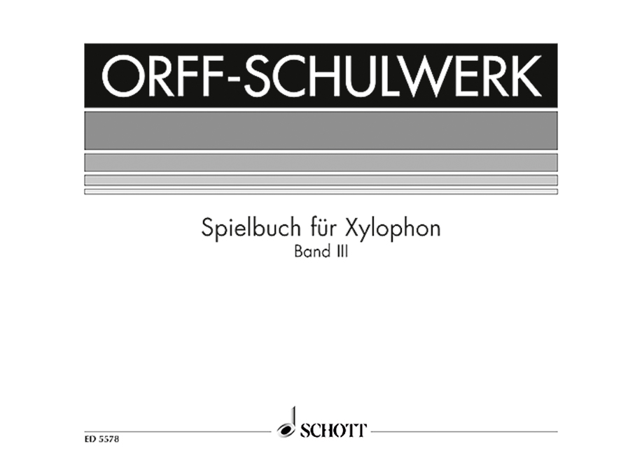 Vorderes Coverbild Spielbuch für Xylophon Band 3