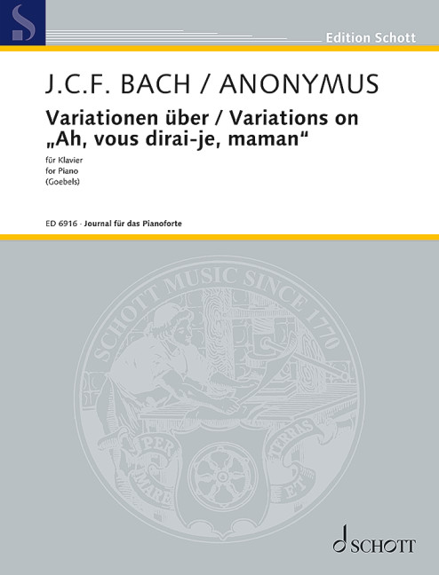 Vorderes Coverbild Variationen über "Ah, vous dirai-je, maman" Heft 5