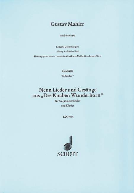 Vorderes Coverbild Sämtliche Werke Band XIII, 2ah