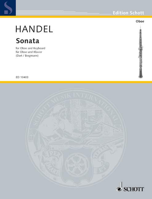 Vorderes Coverbild Sonata B-Dur HWV 357 