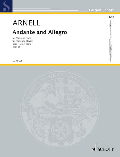 Vorderes Coverbild Andante and Allegro op. 58/1 