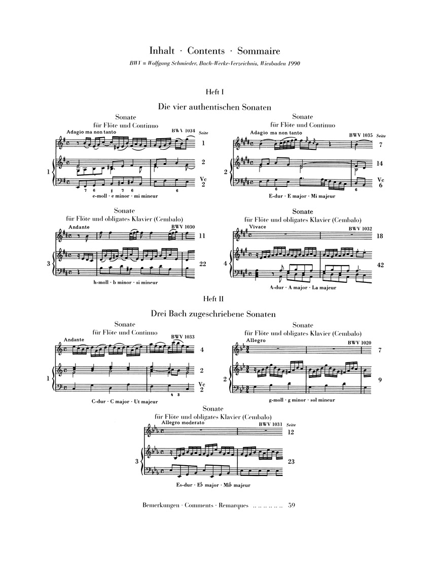 Anderes Coverbild Sonaten für Flöte und Klavier (Cembalo) Band 1