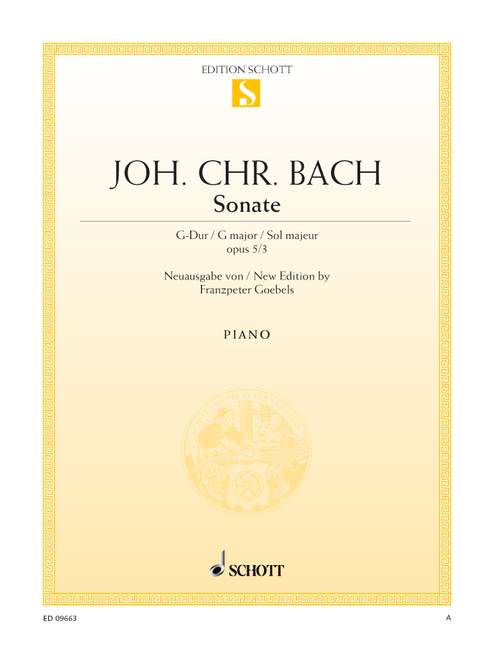 Vorderes Coverbild Sonate G-Dur op. 5/3 