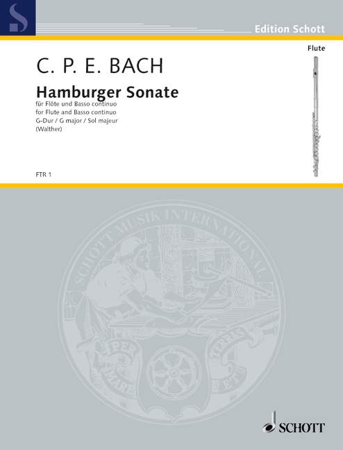 Vorderes Coverbild Hamburger Sonate G-Dur Wq 133