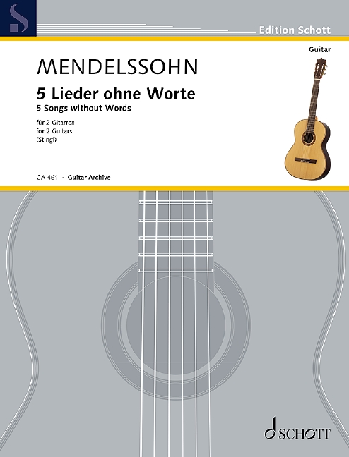 Vorderes Coverbild 5 Lieder ohne Worte 