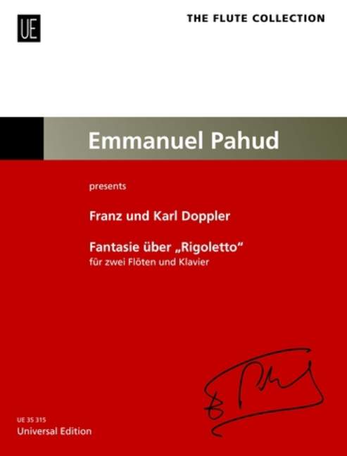 Vorderes Coverbild Fantasie über "Rigoletto" für 2 Flöten und Klavier op. 38