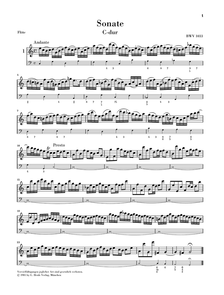 Anderes Coverbild Flötensonaten Band 2 BWV 1020, 1031, 1033