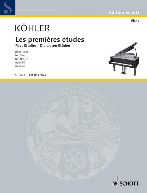 Vorderes Coverbild Die ersten Etüden op. 50 