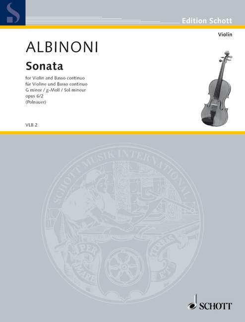 Vorderes Coverbild Sonata g-Moll op. 6/2 