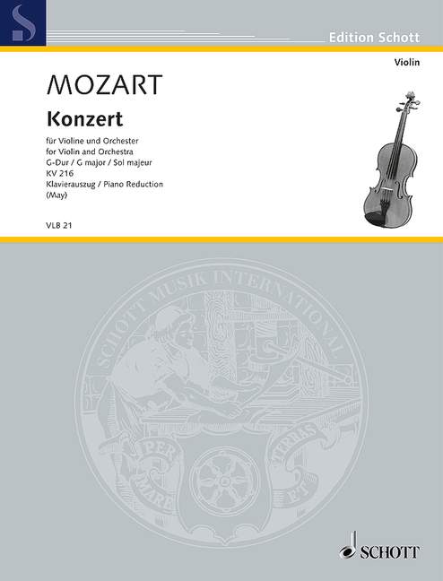 Vorderes Coverbild Konzert G-Dur KV 216 