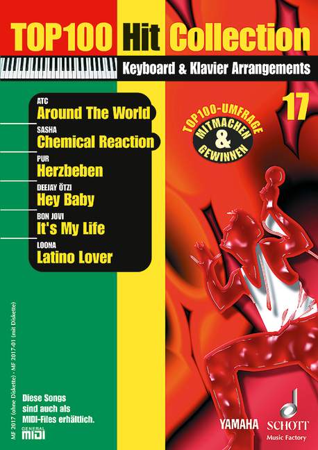 Vorderes Coverbild Top 100 Hit Collection 17 Band 17
