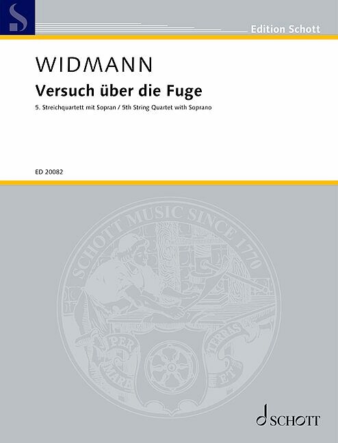 Vorderes Coverbild Versuch über die Fuge 