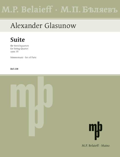 Vorderes Coverbild Suite op. 35 