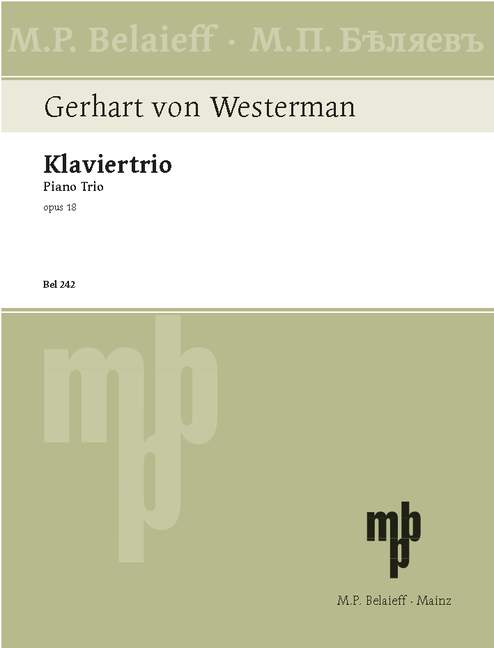 Vorderes Coverbild Klaviertrio op. 18 