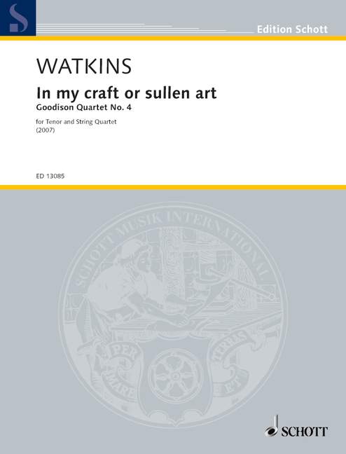 Vorderes Coverbild In my craft or sullen art 